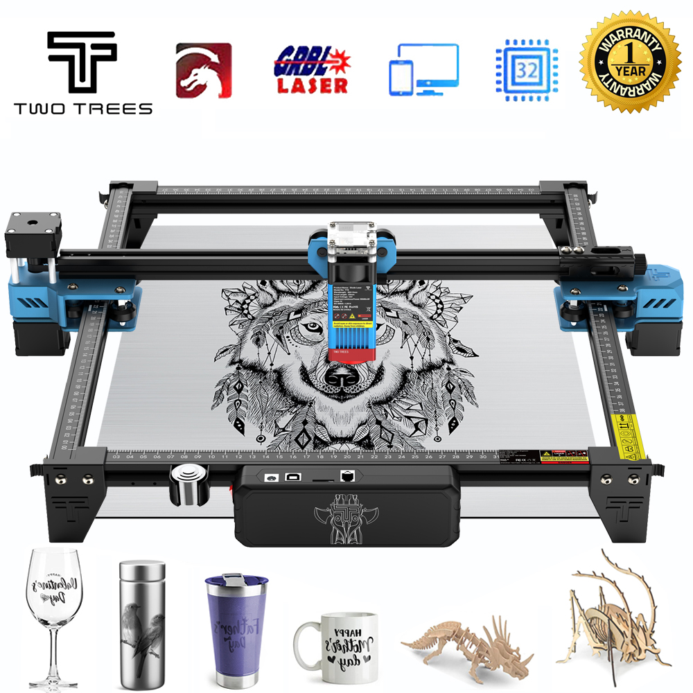 Industrial Laser Engraver For Metal - Twotrees Laser Engraving Machine TTS-55 PRO