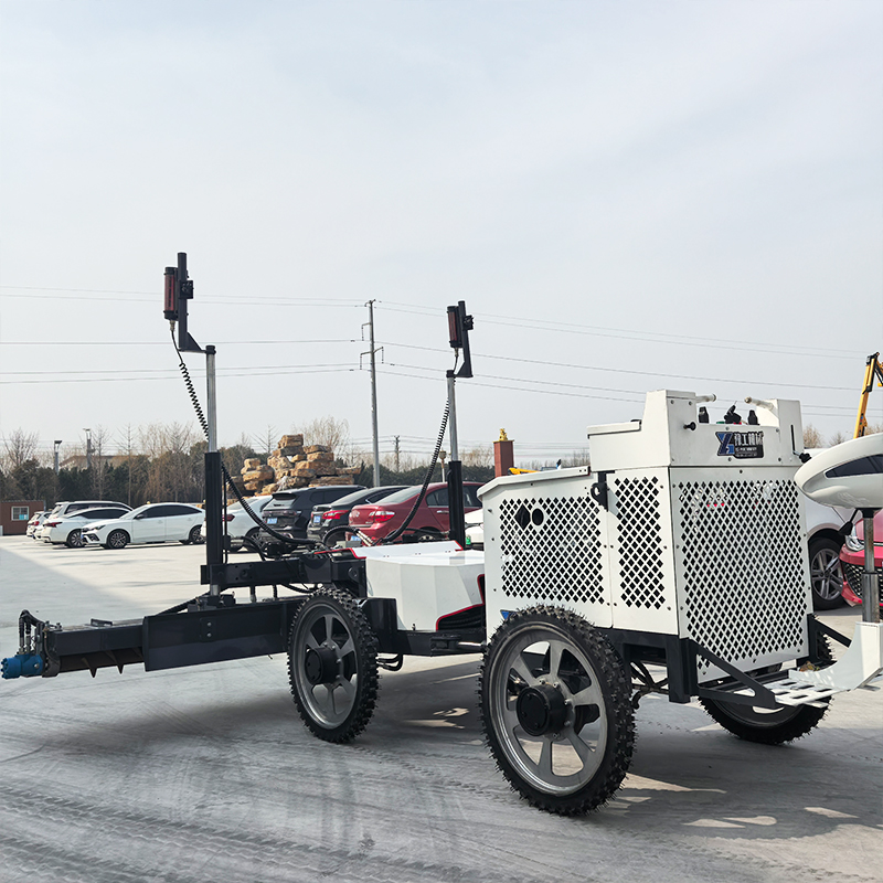 Industrial Lasers - Four Wheel Drive Concrete Screed Machine