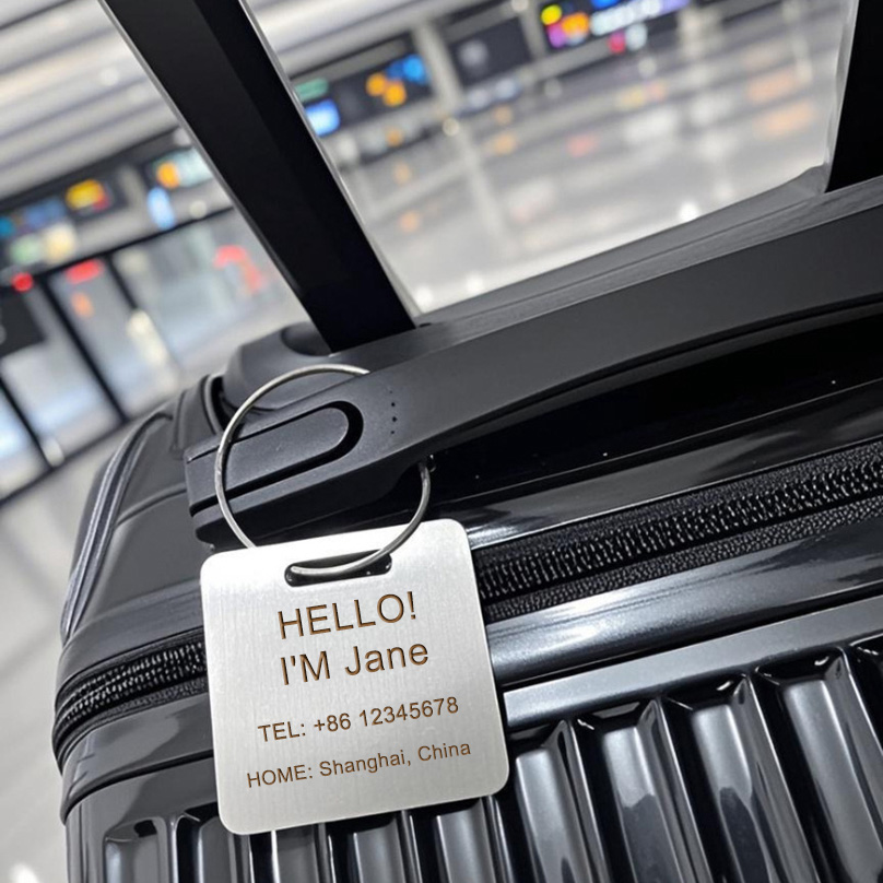 Custom Name Luggage Tag Laser  – Industrial Laser Marker recenzja i cena