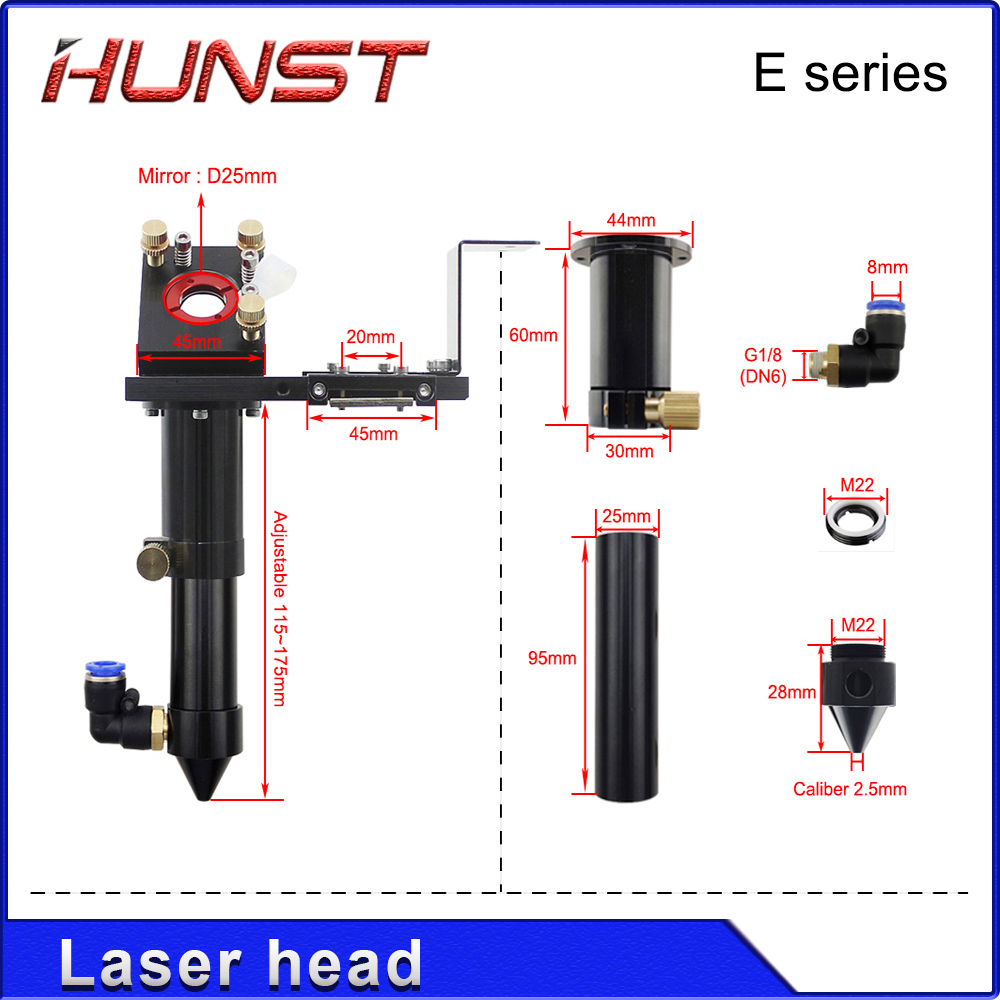 Hunst E Series CO2 Laser Head  – Co2 Laser Mirror recenzja i cena