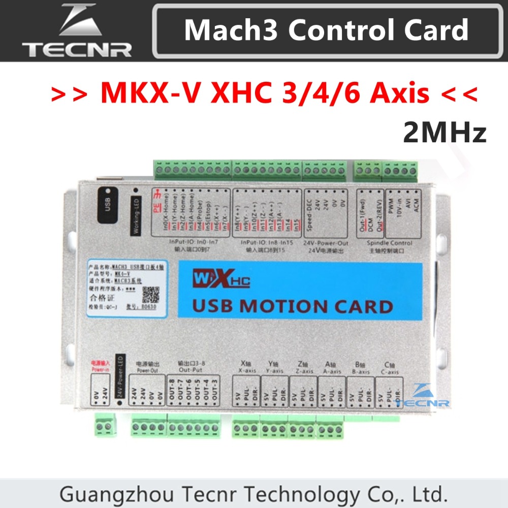 XHC Mach3 MKX-V 3 4 6 axis USB – Breakout Board Mach3 recenzja i cena