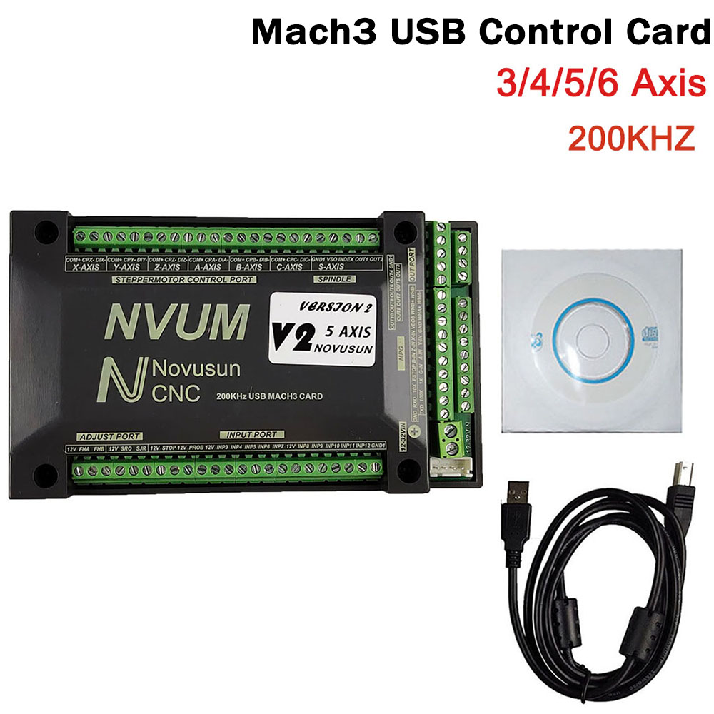 NVUM Mach3 USB Card 200KHz CNC – Breakout Board Mach3 recenzja i cena