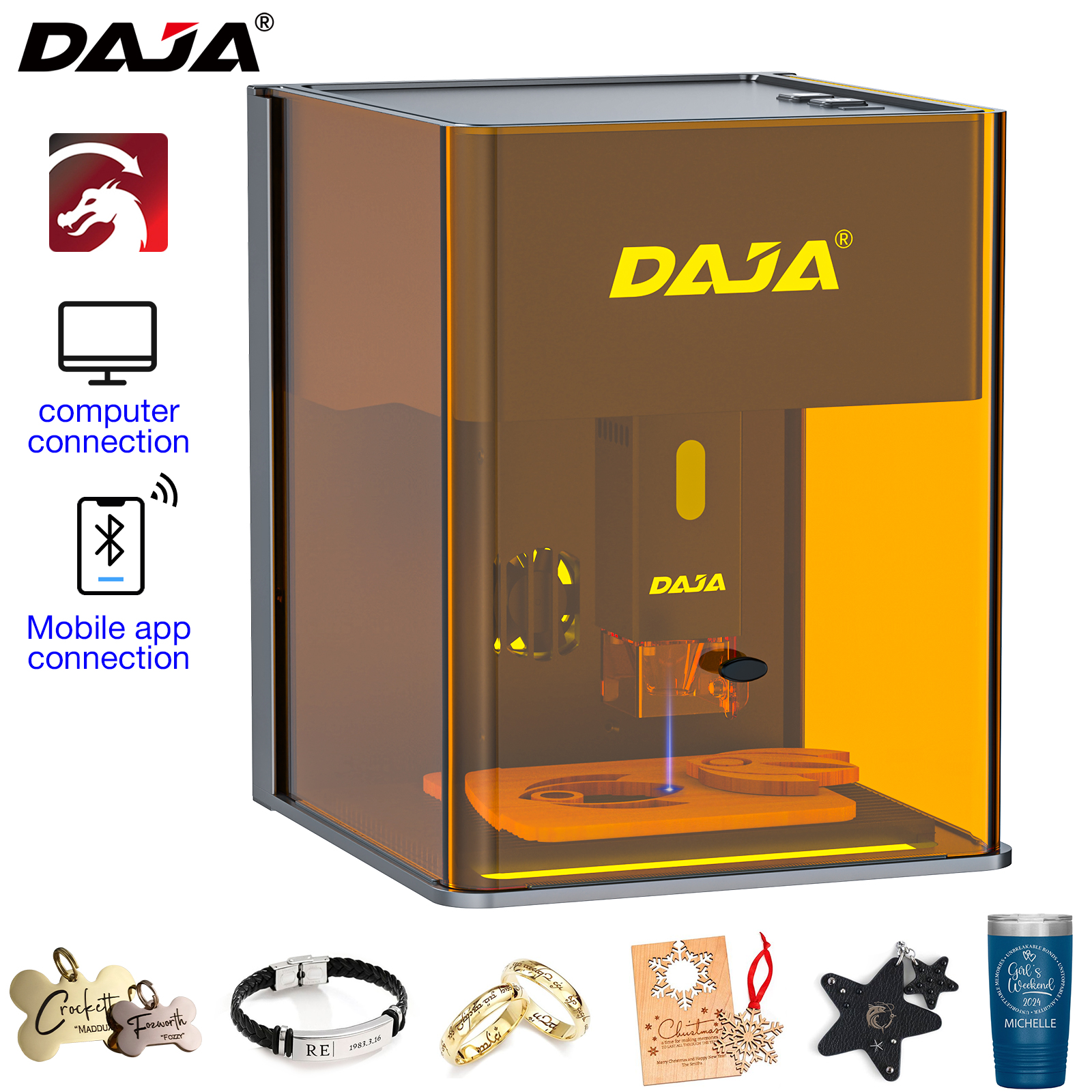 DAJA DJ6 Pro Mini Laser Engrav – Industrial Laser Engraver For Metal recenzja i cena