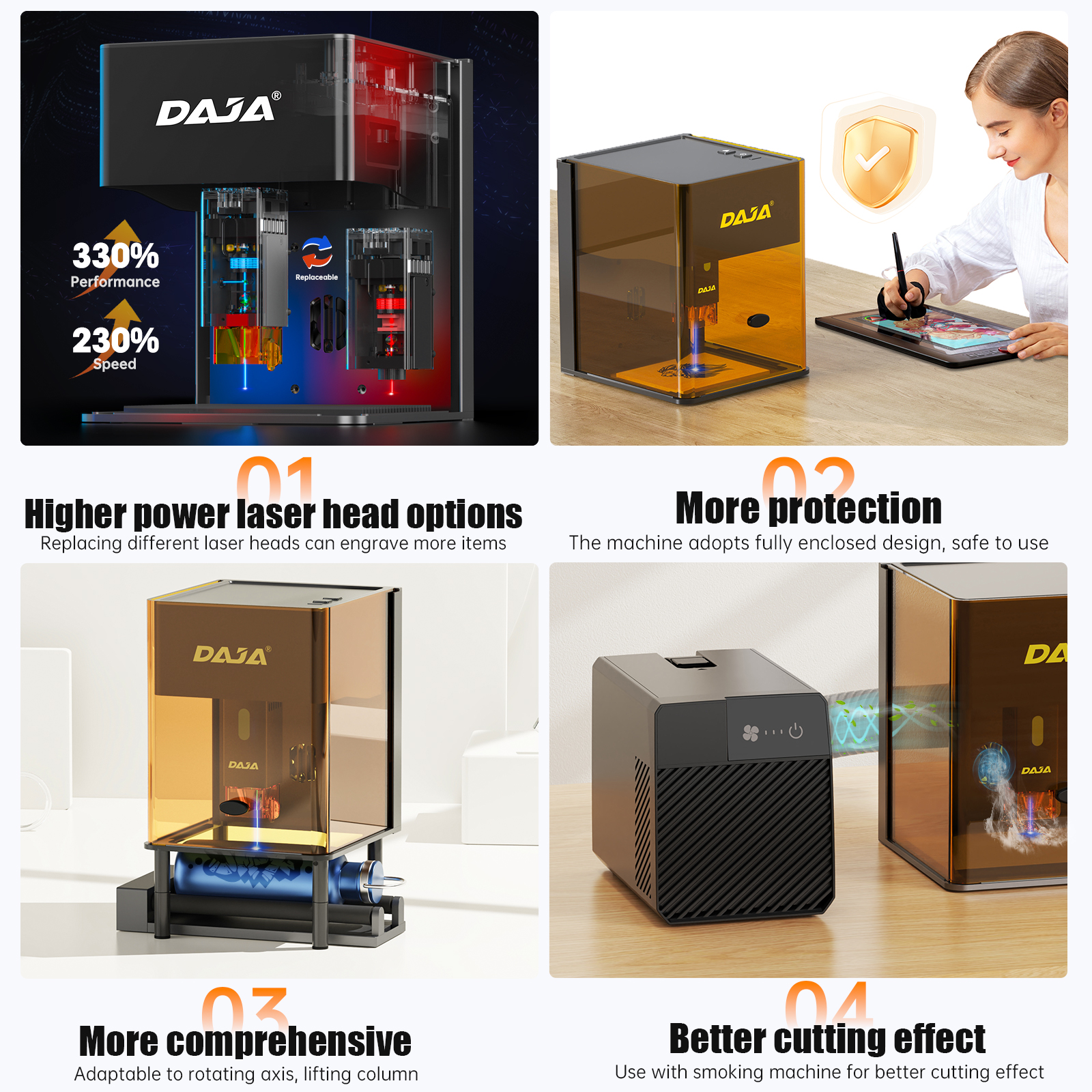 DAJA DJ6 Pro Mini Laser Engrav – Industrial Laser Engraver For Metal recenzja i cena