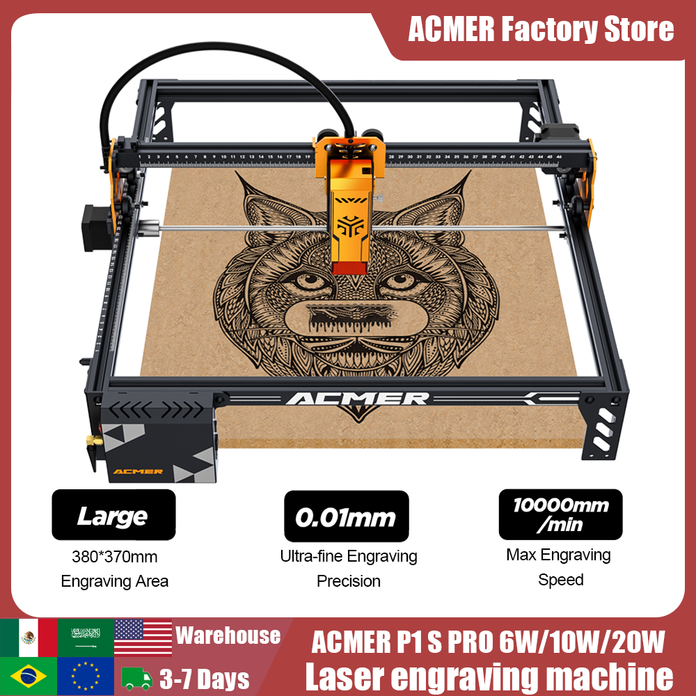 ACMER P1 S PRO Laser Engraver  – Industrial Laser Engraver For Metal recenzja i cena