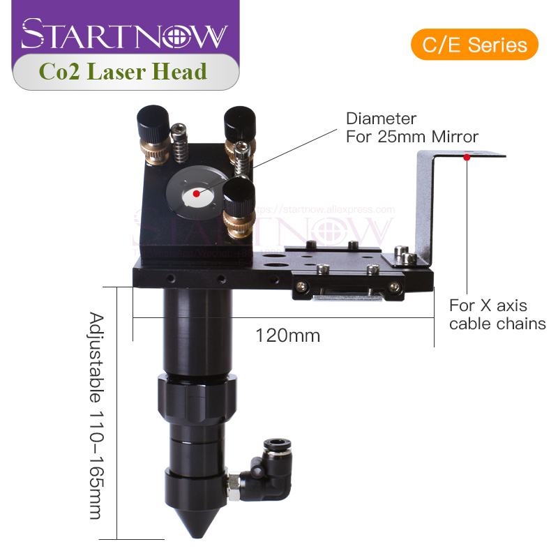 Startnow CO2 Laser Head Set Le – Co2 Laser Mirror recenzja i cena