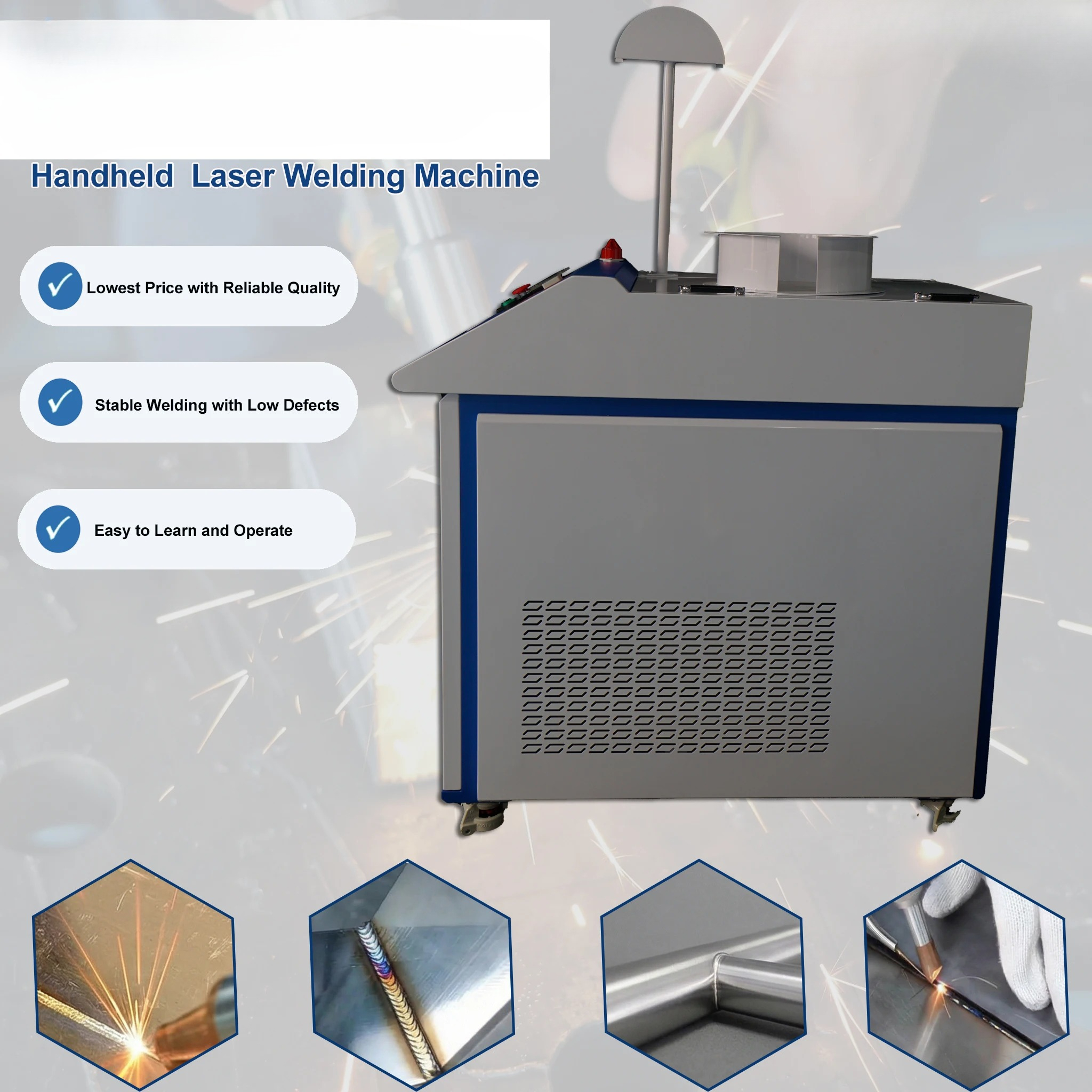 Fast Welding Cheapest CE Certi – Industrial Handheld Laser Welding Machine recenzja i cena