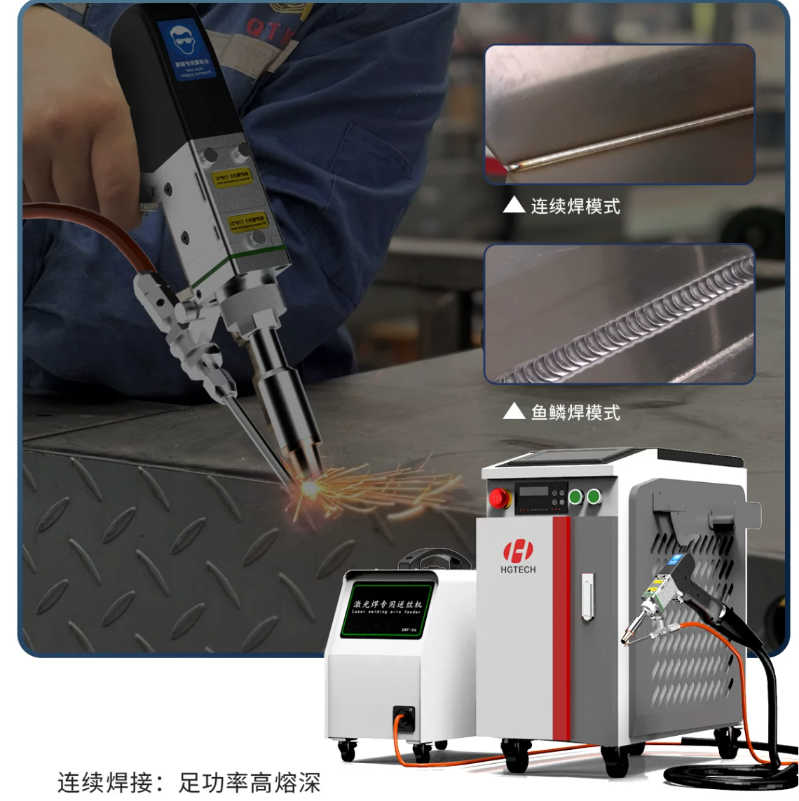 HGTECH 3-in-1 Handheld Laser W – Industrial Handheld Laser Welding Machine recenzja i cena