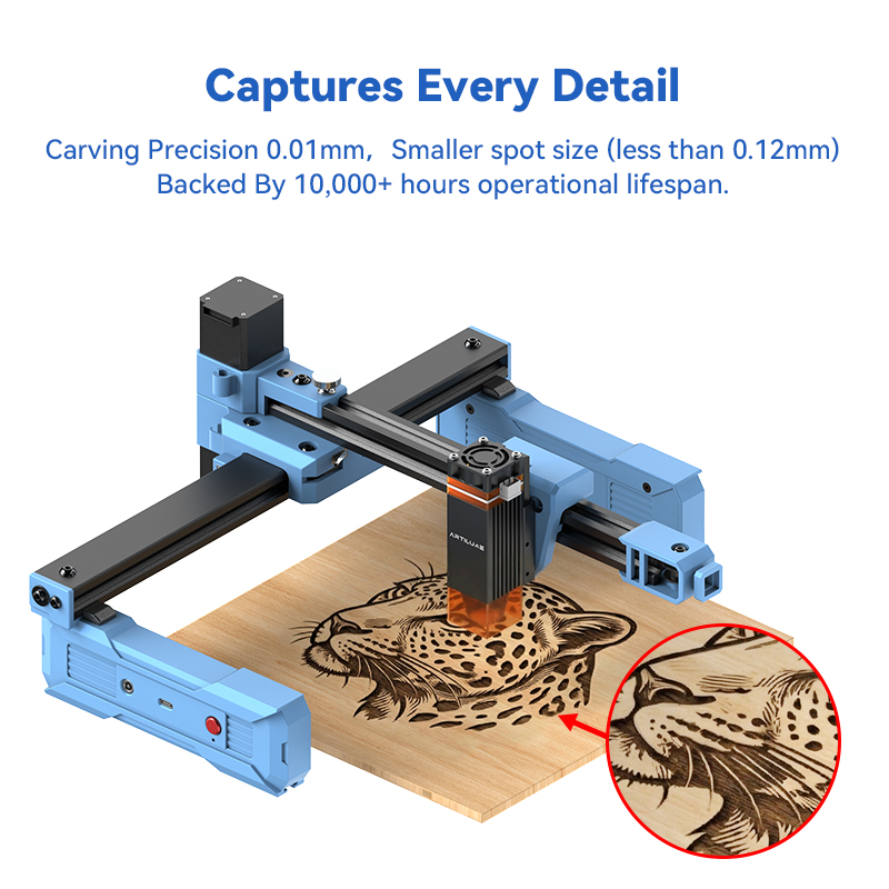 Artilume D2 2.5/6W Foldable La – Industrial Laser Engraver For Metal recenzja i cena