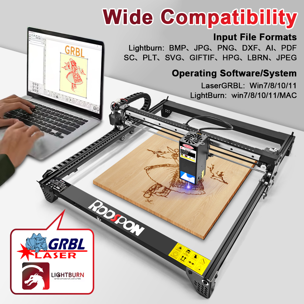 RDDSPON Laser Engraver 12W 22W – Industrial Laser Engraver For Metal recenzja i cena