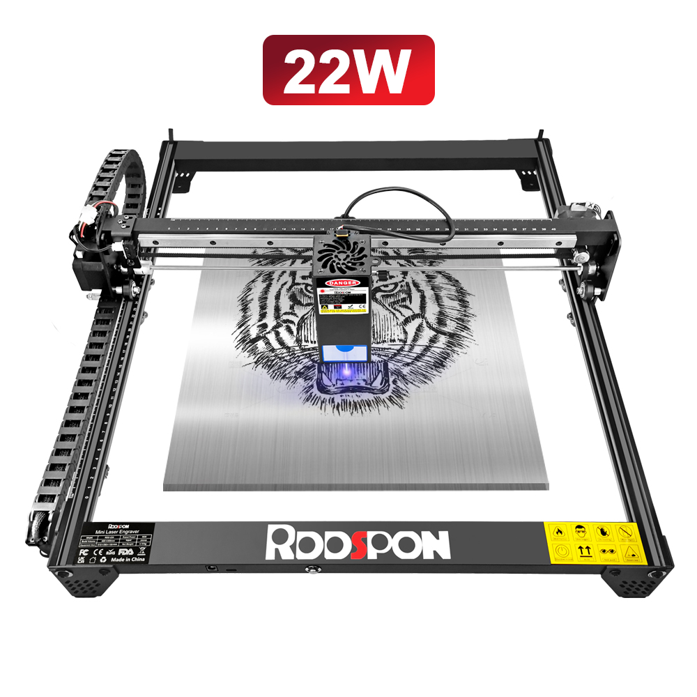 RDDSPON Laser Engraver 12W 22W – Industrial Laser Engraver For Metal recenzja i cena