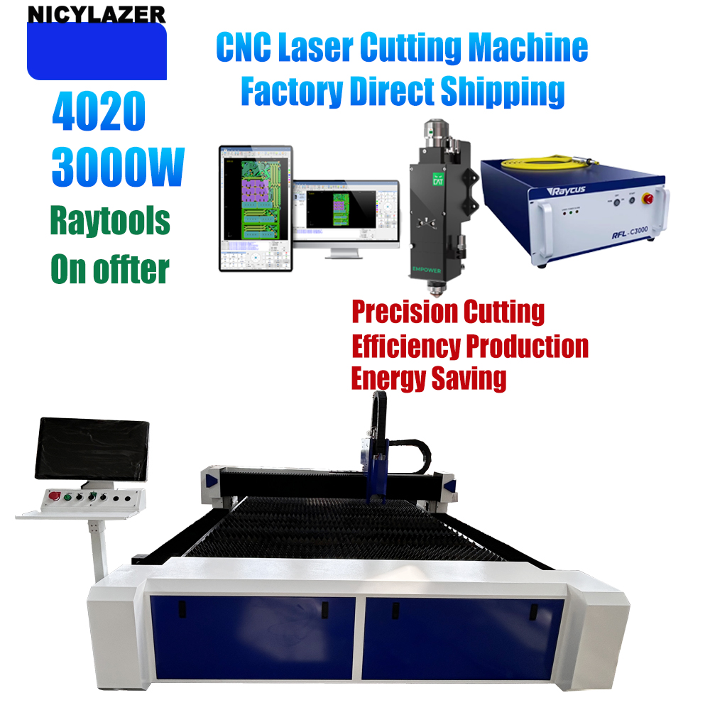 NICYLAZER CNC 3000W 4020 Fiber – Industrial Laser Metal Cutting Machine recenzja i cena