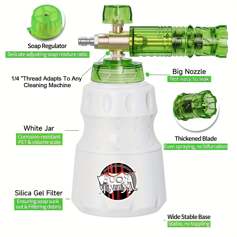 Pressure Washer Aluminum Foam  – Laser Nozzle Ceramic recenzja i cena