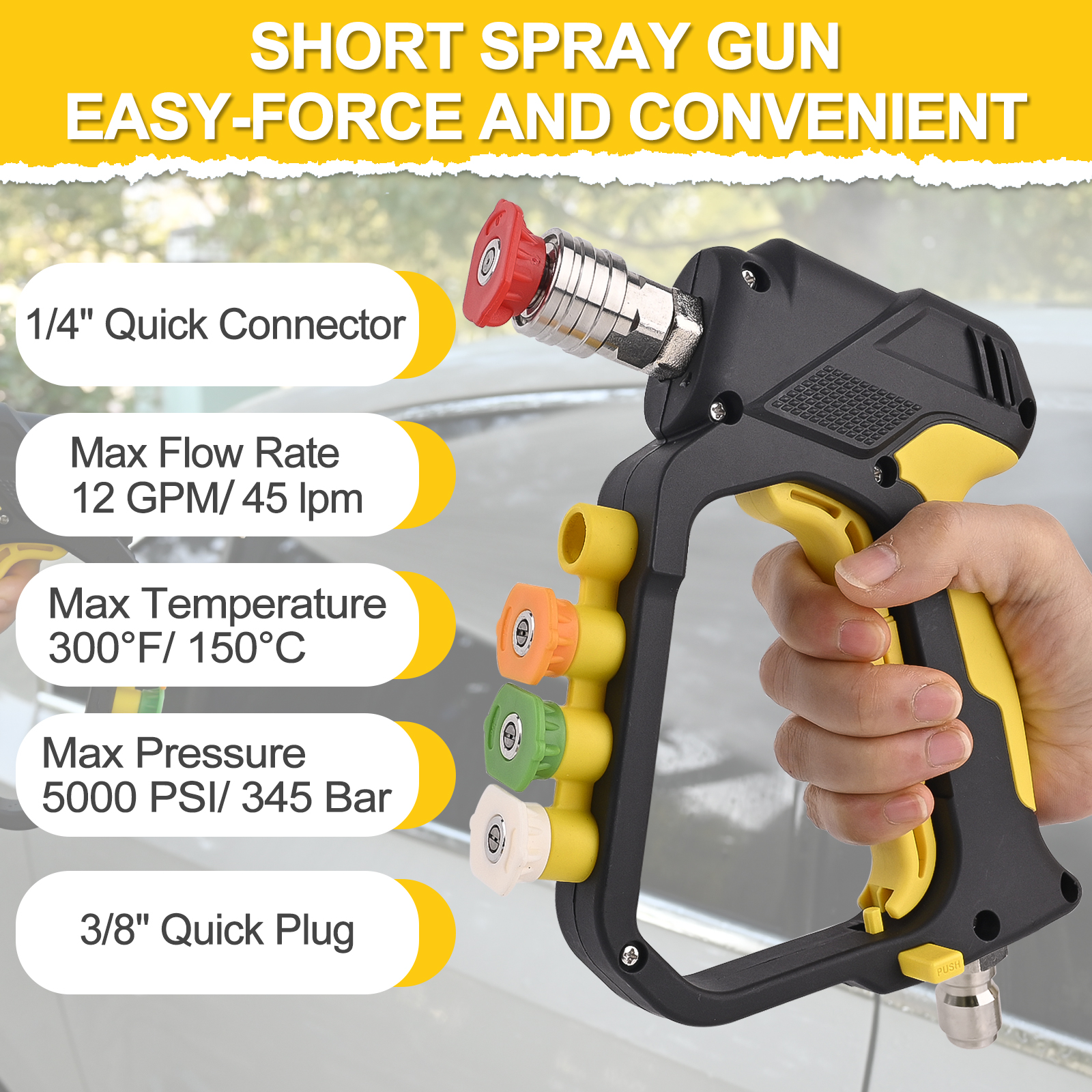 High Pressure Washer Short Spr – Laser Nozzle Ceramic recenzja i cena