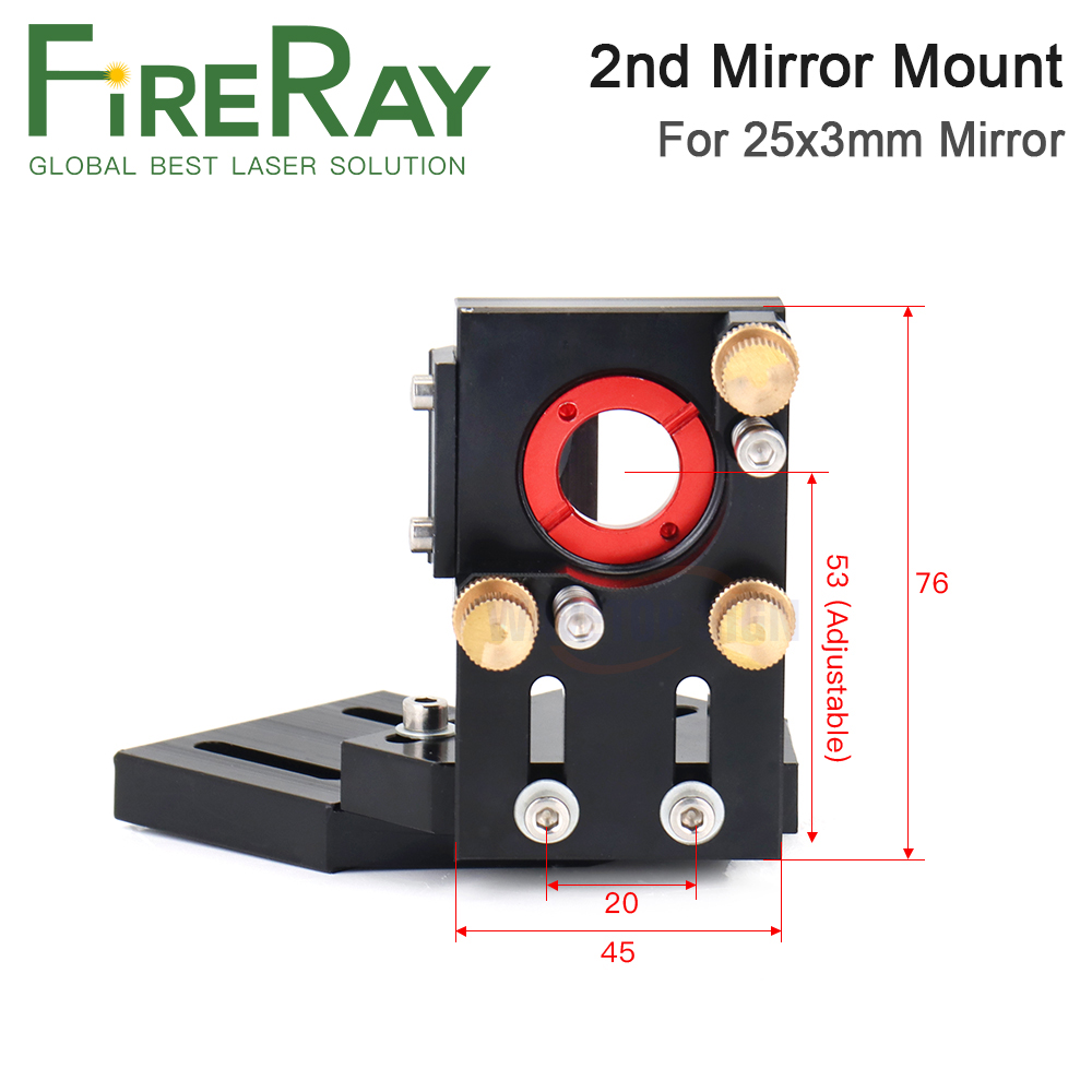 FireRay CO2 Laser Mount Reflec – Co2 Laser Mirror recenzja i cena