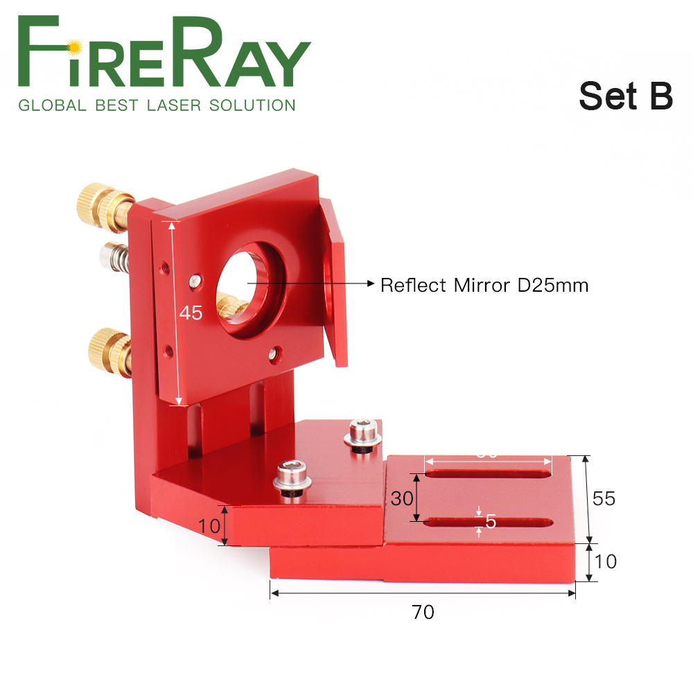 FireRay CO2 Laser Mount Reflec – Co2 Laser Mirror recenzja i cena