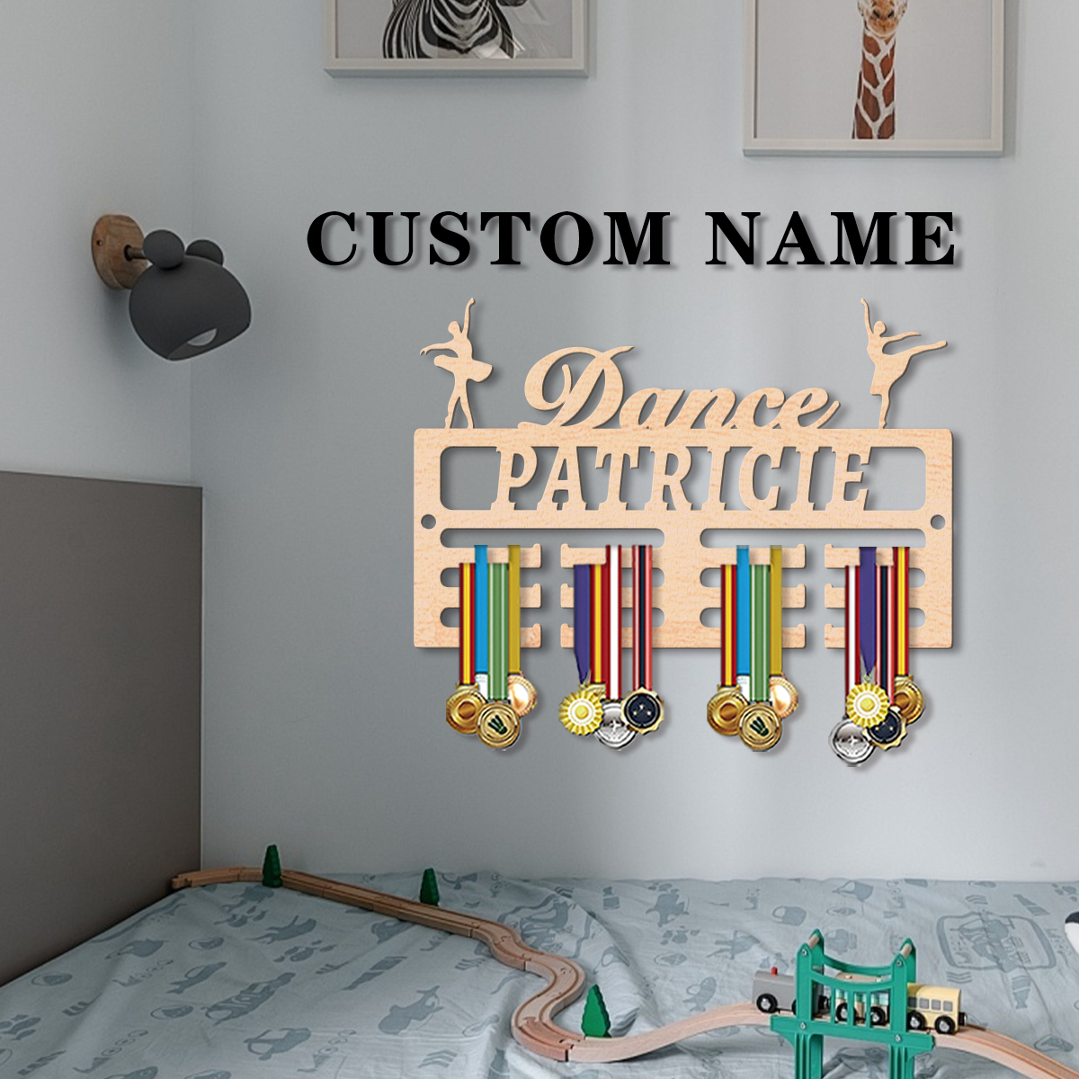 1pc Custom Wooden Medal Hanger – Industrial Laser Marker recenzja i cena