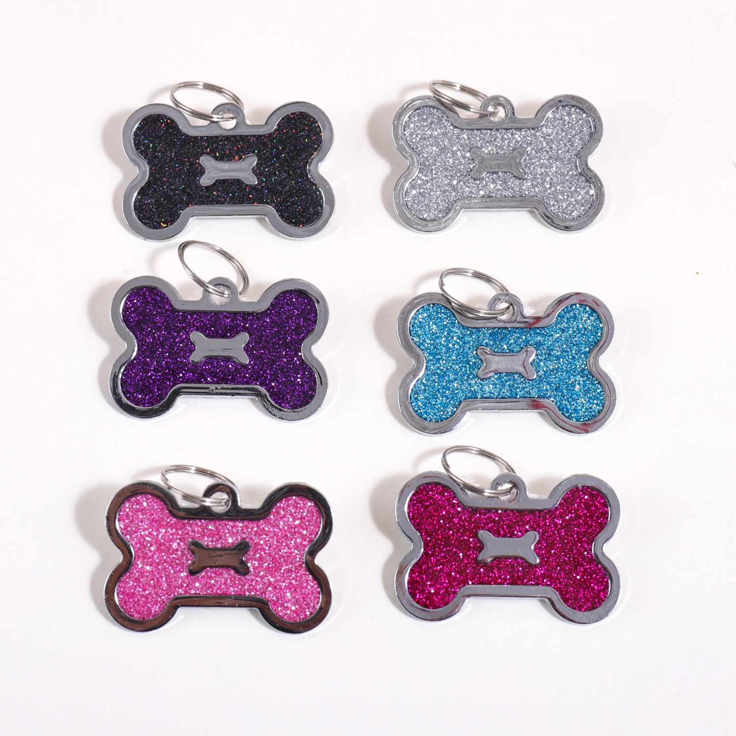 Glitter Custom Text Dog Tags C – Industrial Laser Marker recenzja i cena