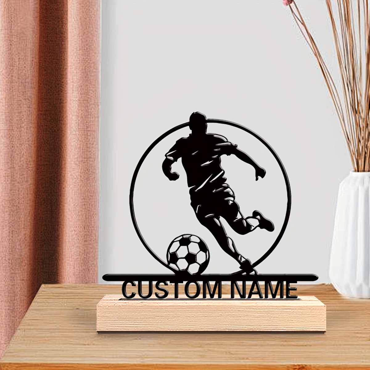 Custom Soccer Player Metal Sta – Industrial Laser Marker recenzja i cena