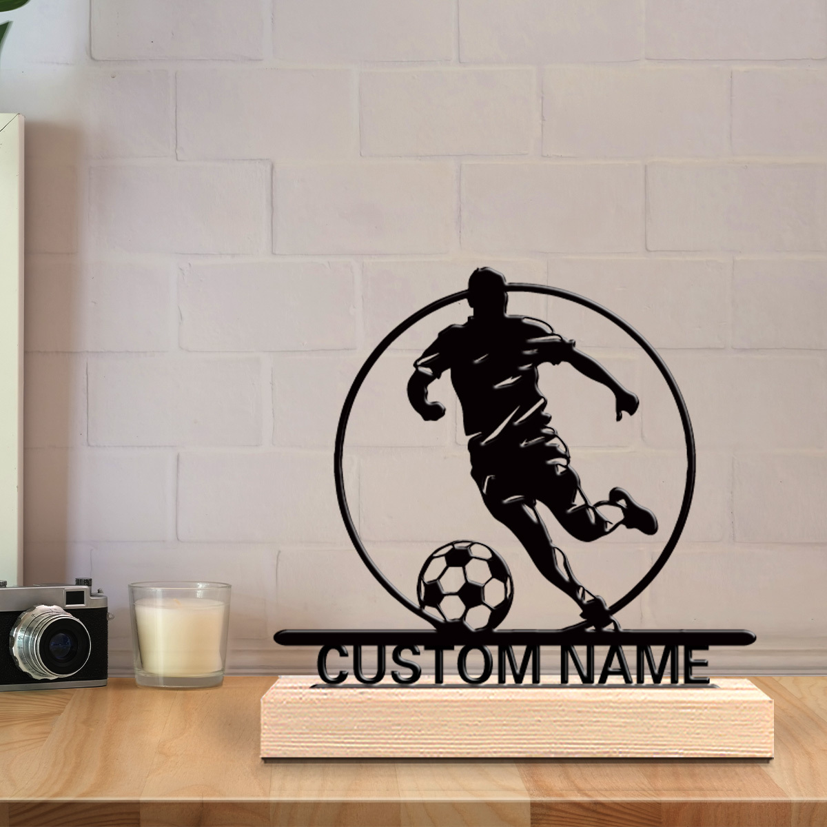 Custom Soccer Player Metal Sta – Industrial Laser Marker recenzja i cena