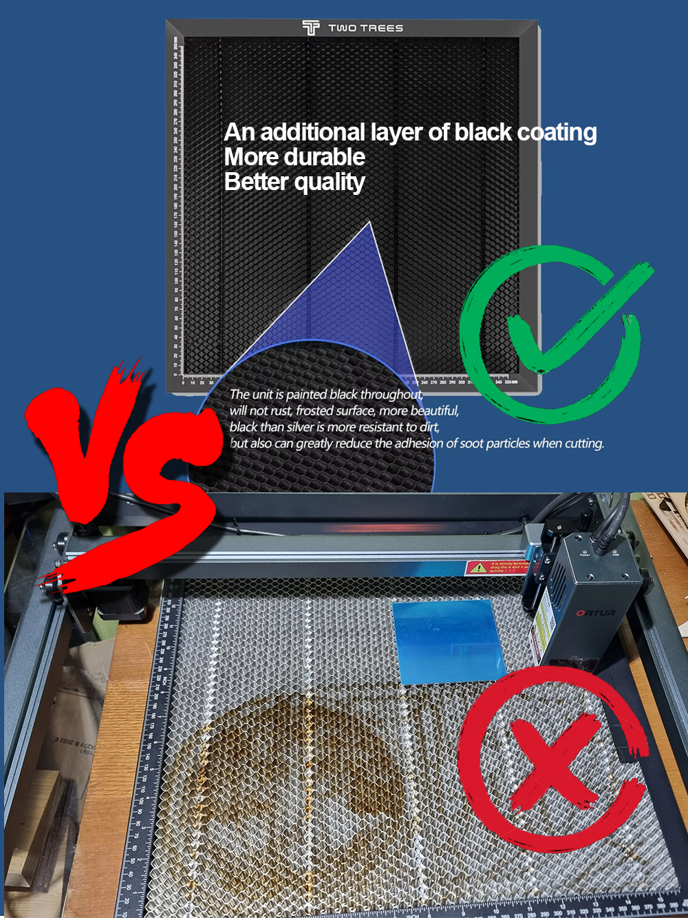 Heavy Duty Honeycomb Metal Tab – Industrial Laser Engraver For Metal recenzja i cena
