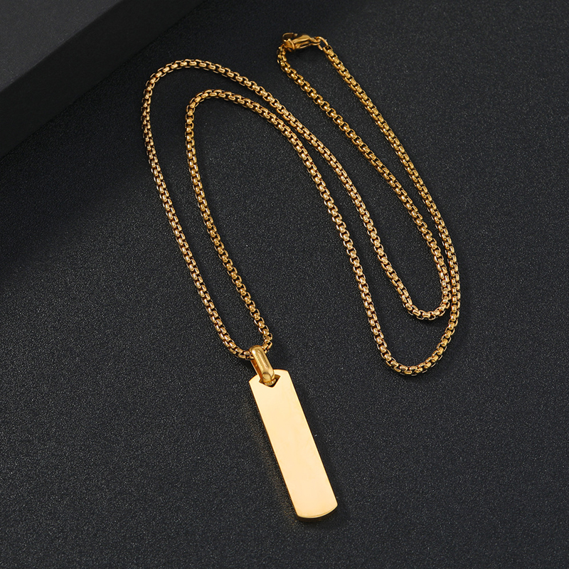 Laser Engraved Square Bar Neck – Industrial Laser Marker recenzja i cena