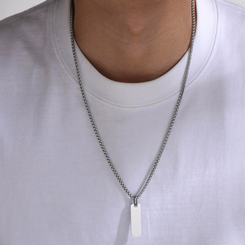 Laser Engraved Square Bar Neck – Industrial Laser Marker recenzja i cena