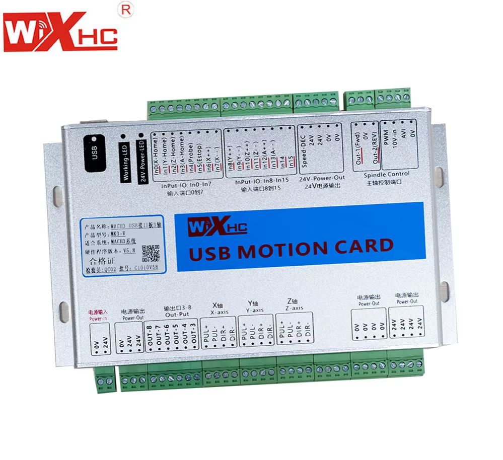XHC 2000KHZ Mach3 3/4/6 axis U – Breakout Board Mach3 recenzja i cena