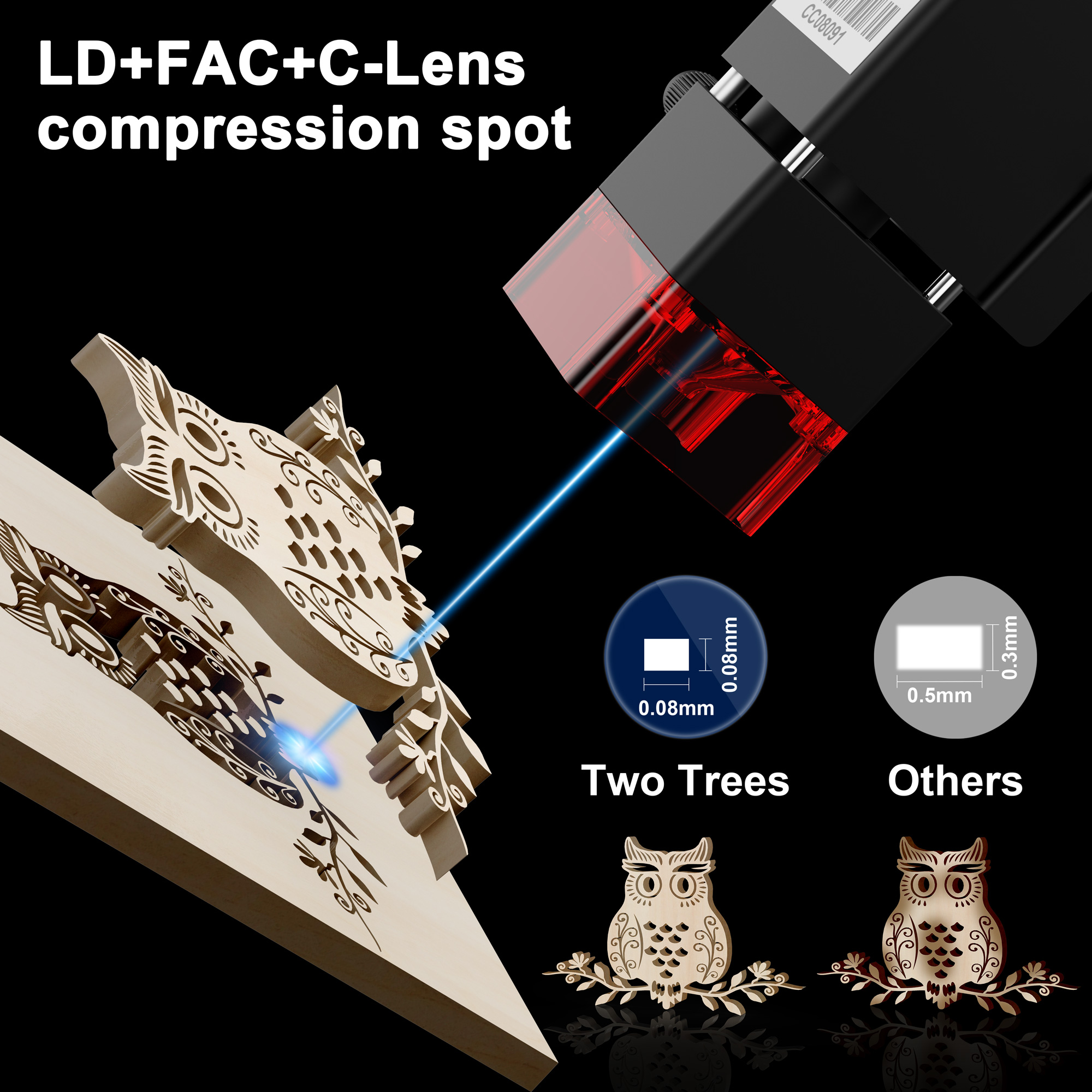 TWOTREES TTS-10 Pro Laser Engr – Industrial Laser Engraver For Metal recenzja i cena