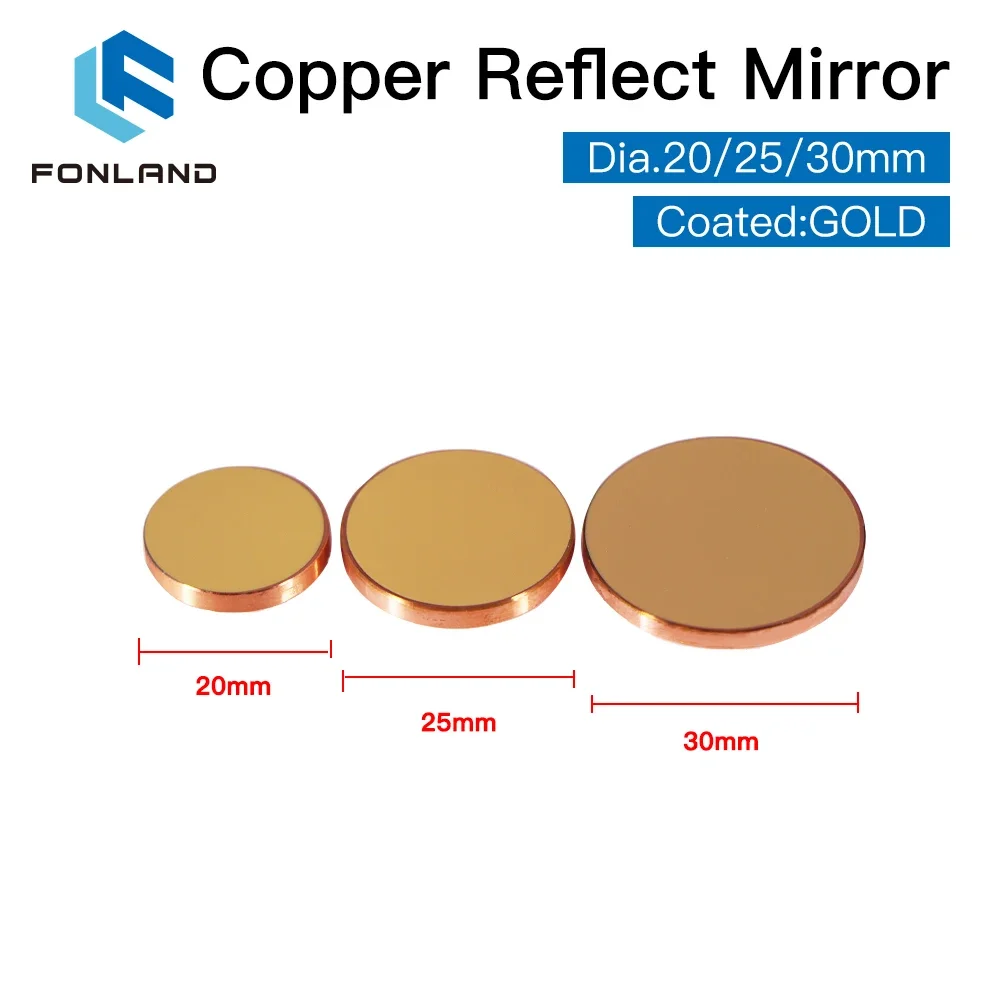 3pcs Fonland Copper Reflect Mi – Co2 Laser Mirror recenzja i cena