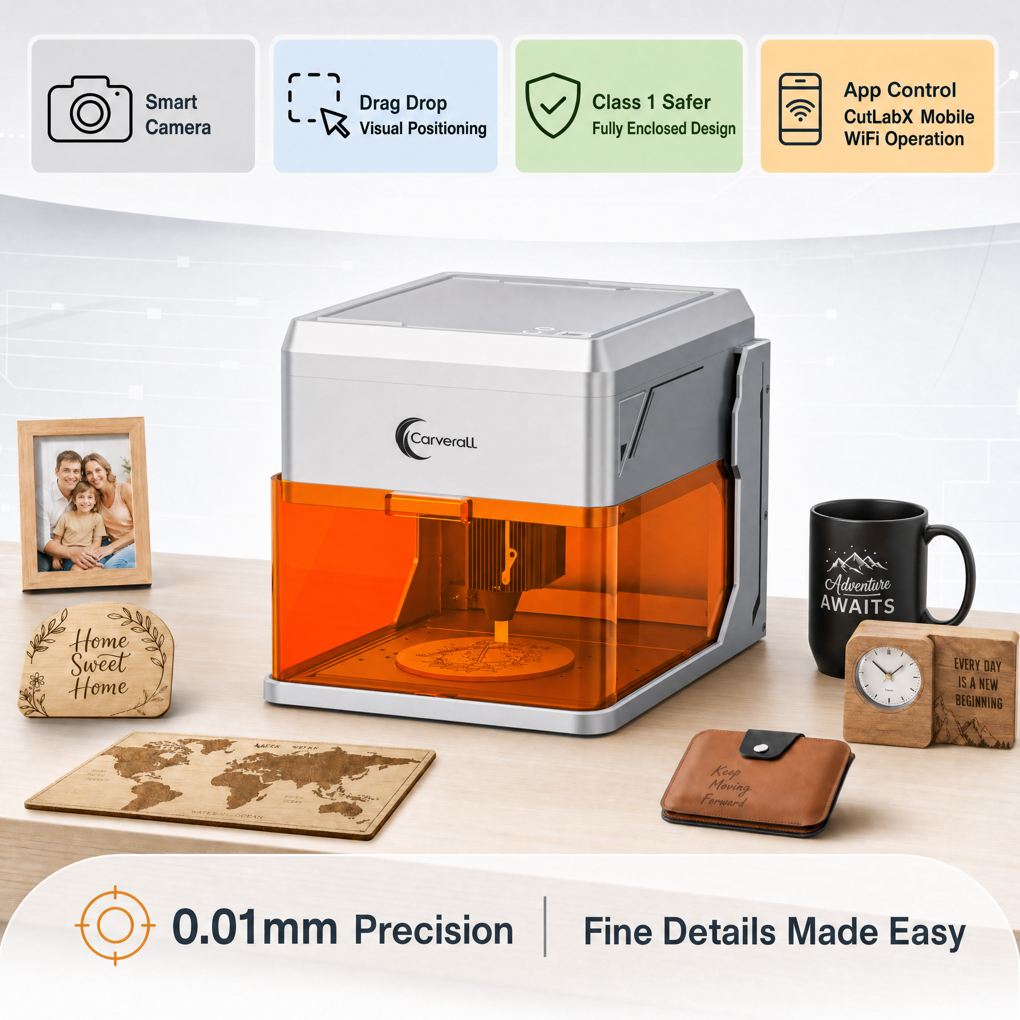 Carverall A1 Pro Laser Engrave – Industrial Laser Engraver For Metal recenzja i cena